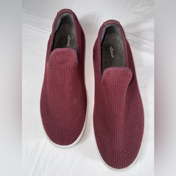 Allbirds Men\'s Tree Lounger Maroon Slip On Shoes s-l400.jpg main image 4